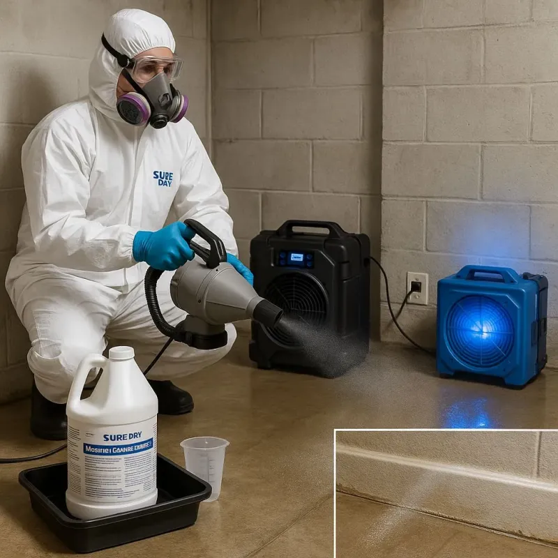 Sanitization and Odor Removal process in Standish, MI
